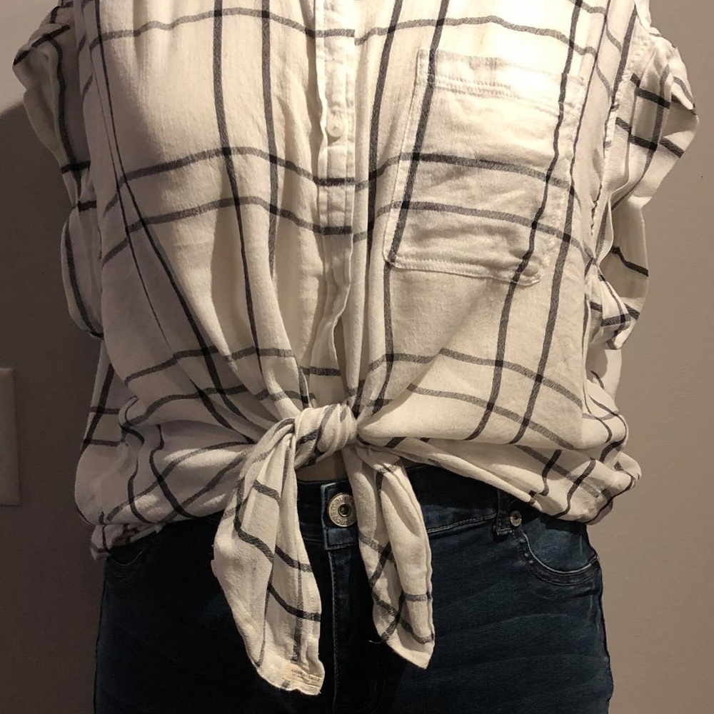 Crepe Button down shirt